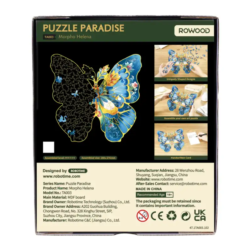 Jigsaw Puzzle L'envole du Papillon - Image 6