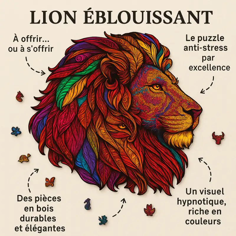 Jigsaw Puzzle Lion - Image 3