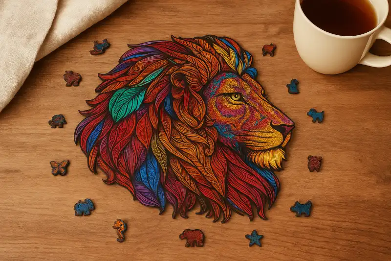 Jigsaw Puzzle Lion - Image 4