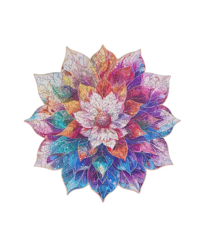 Jigsaw Puzzle Mystic Mandala Flower - Image 4