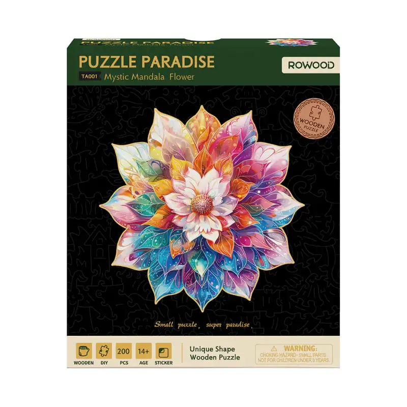 Jigsaw Puzzle Mystic Mandala Flower - Image 5