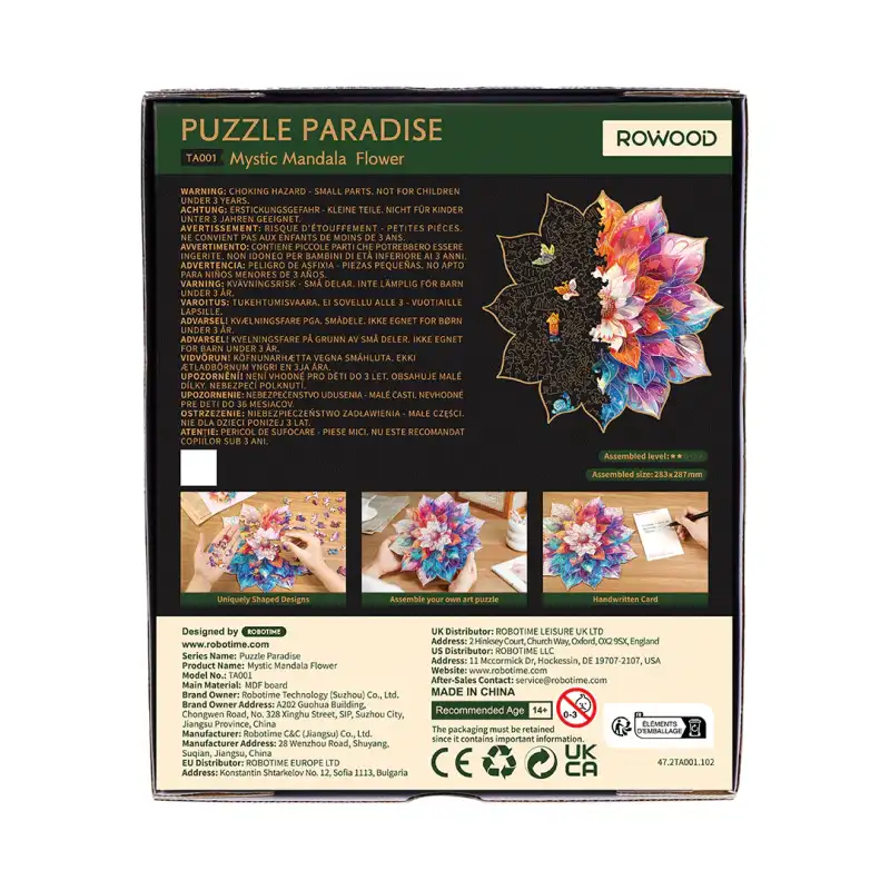 Jigsaw Puzzle Mystic Mandala Flower - Image 6