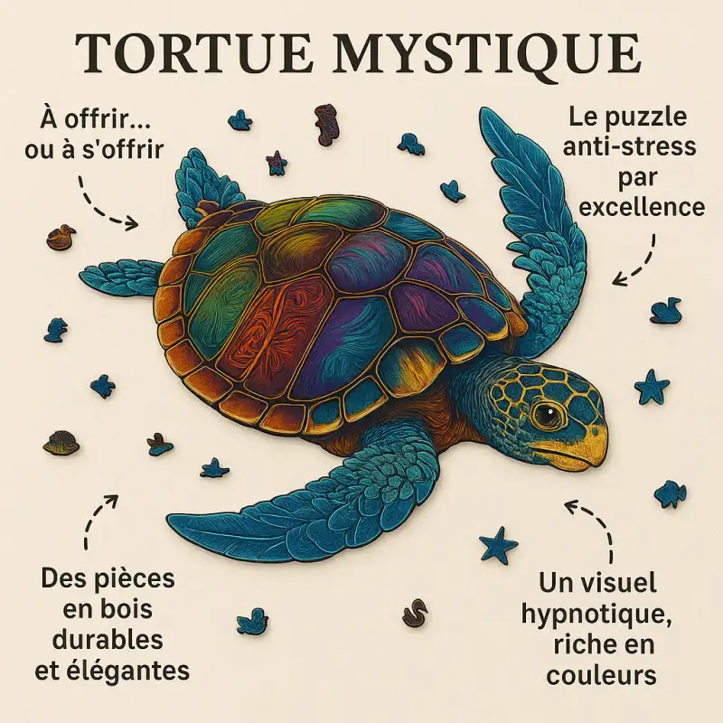 Jigsaw Puzzle Tortue de Mer - Image 3