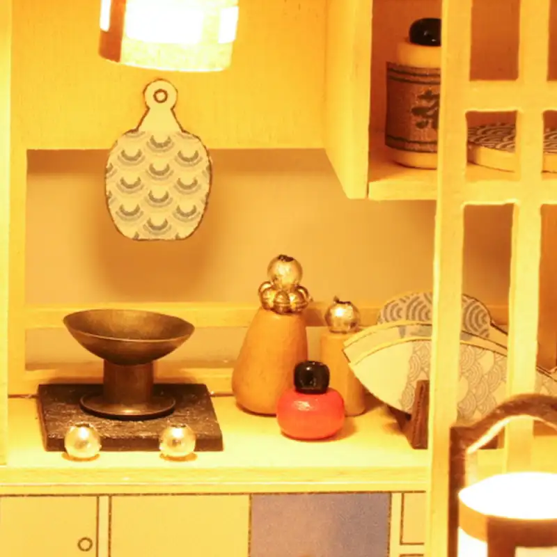 Maison Miniature Bamboo Caottage - Image 5