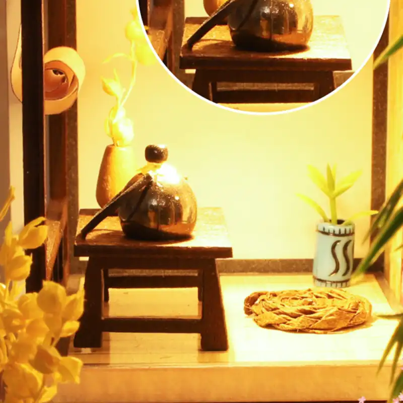 Maison Miniature Bamboo Caottage - Image 7