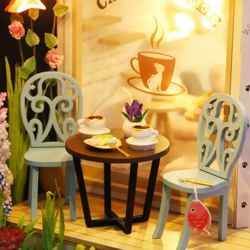 Maison Miniature Café des chats - Image 5