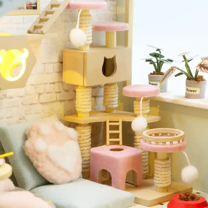 Maison Miniature Café des chats - Image 6