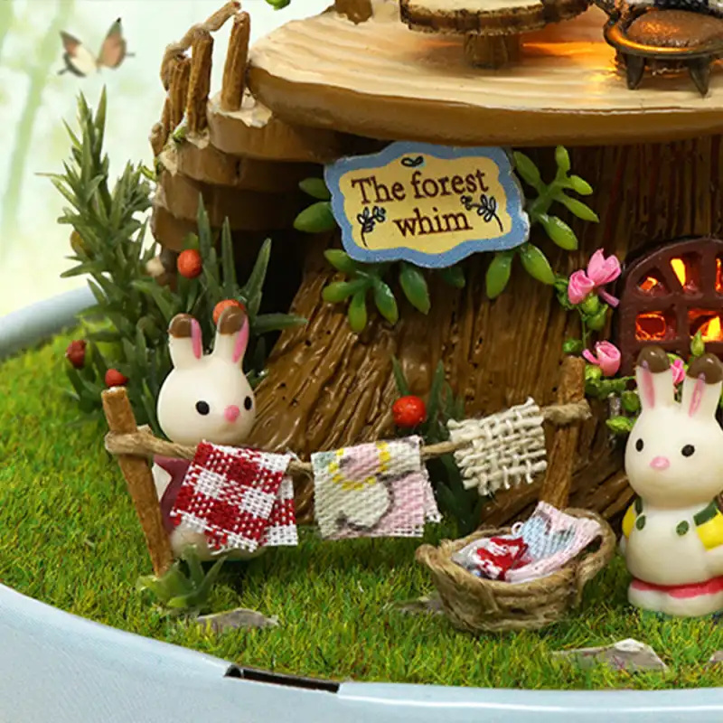 Maison Miniature Fantaisie Forestière - Image 4