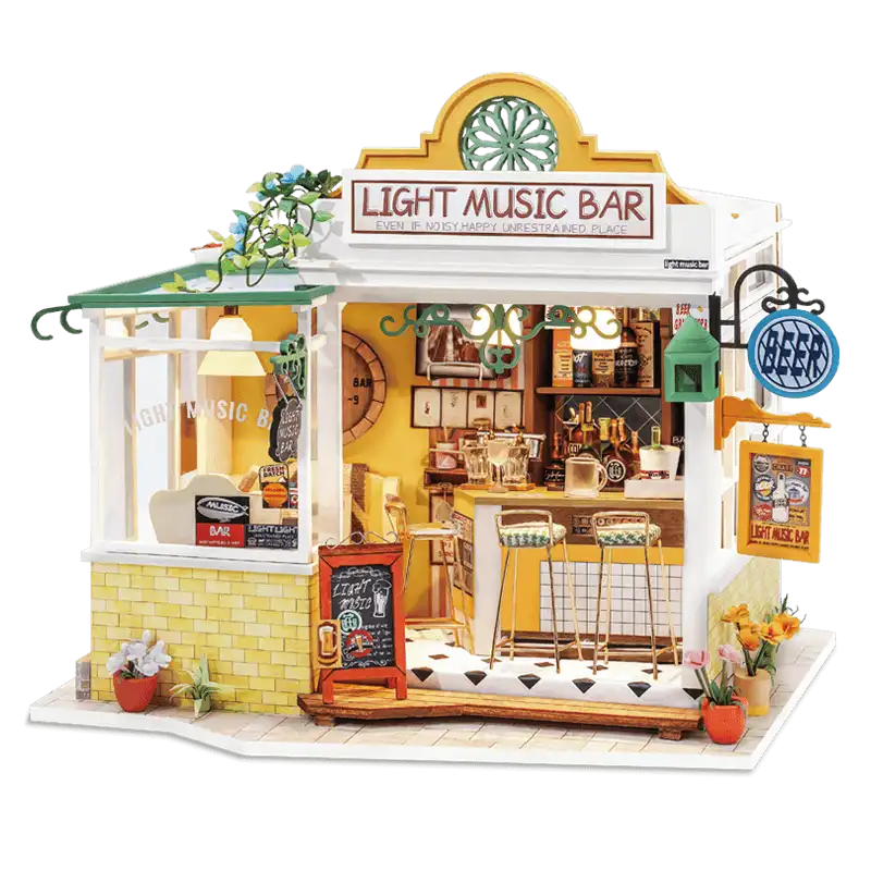 Maison Miniature Light Music Bar - Image 4