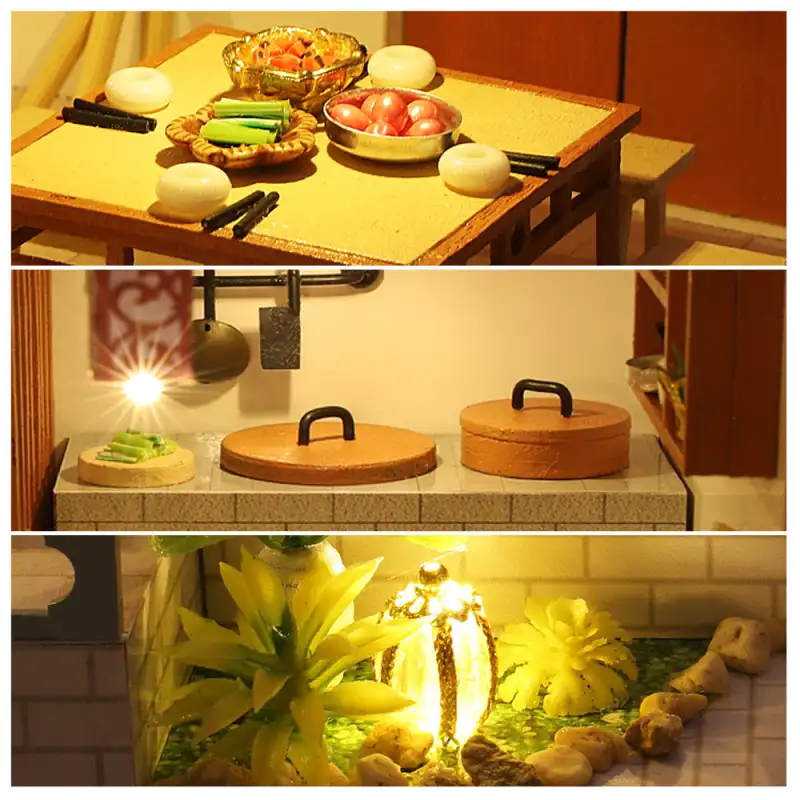 Maison Miniature Pavillon de Guqin - Image 6